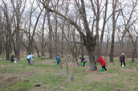 На Всекубанском субботнике